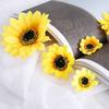 10pcs Beautiful Silk Sunflower Artificial Daisy Flowers Head For DIY Wedding Decoration Home Wreath Scrapbooking Accessories