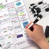 Dry Erase Markers with Eraser Cap 5/10PCS Smooth Writing Erasable Pens for Office Meeting Whiteboard Training Classroom