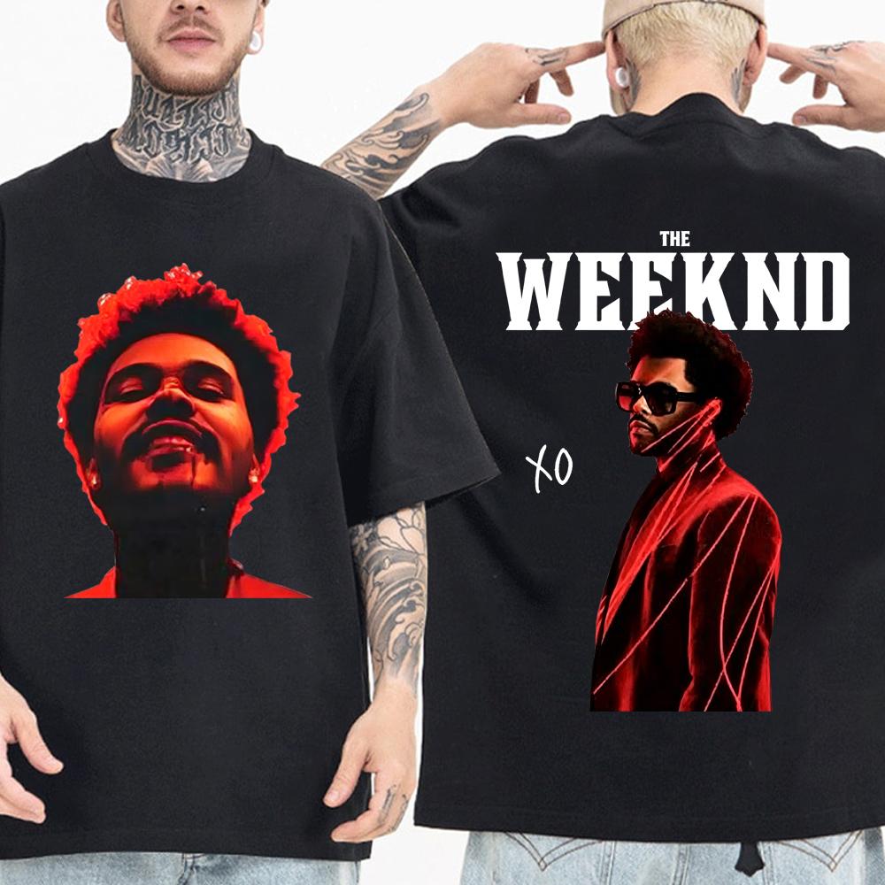 2026 TheWeeknd World Tour Tshirt Unisex Unisex Harajuku Short Sleeve Oneck Casual Shirt