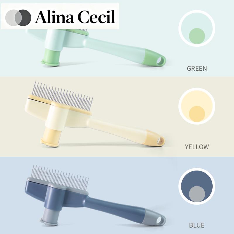 Katzenpflege Massagebürste Tierkamm Professioneller offener Knoten Tierhaarentfernungsbürste Robuster Kätzchenkamm Tierzubehör