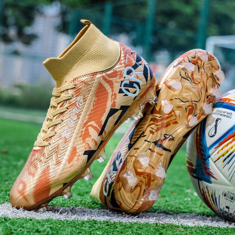 Men Soccer Shoes Comfortable Training Adult Anti Slip Social Football Sneakers Wear-resistant Grass Sports Football Boots Man