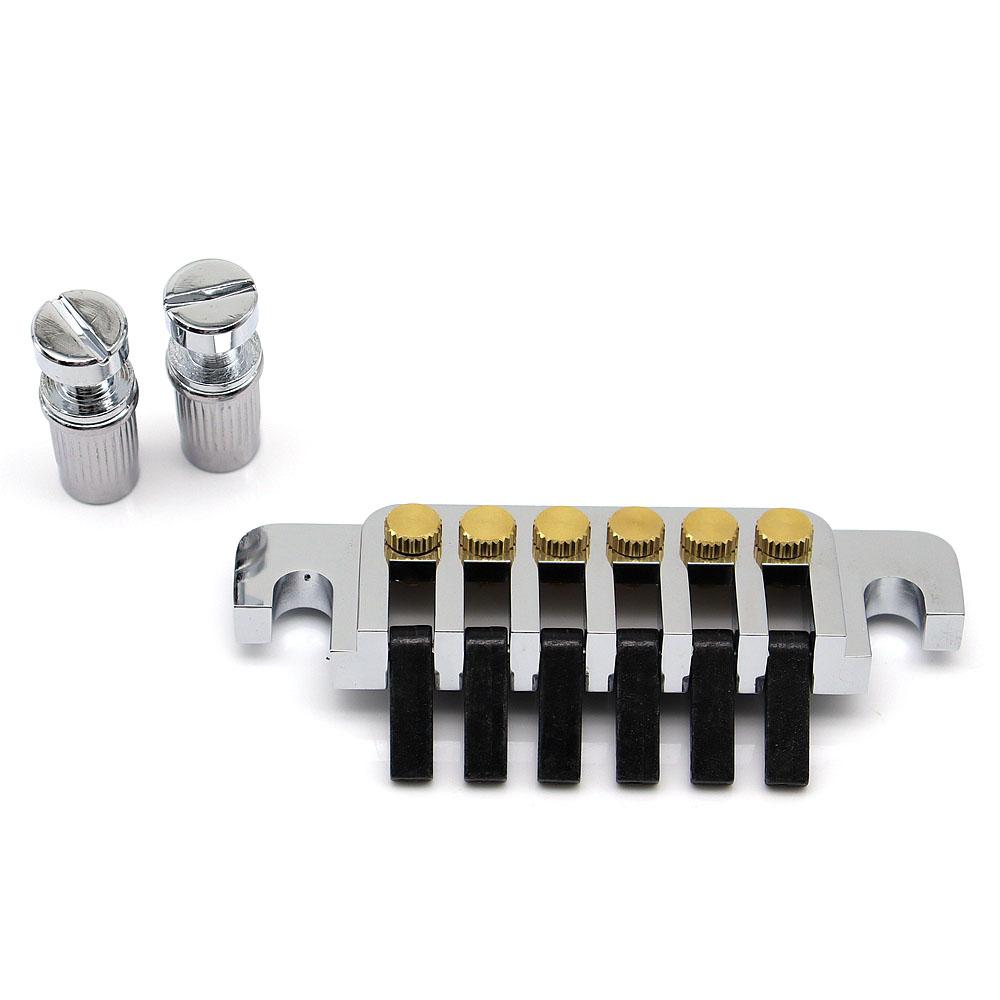 

Guitar Tune-O-Matic Saddle Bridge and Vintage TP6 Tailpiece Combo for Gibson Les Paul LP Style 6 Strings Electric Guitar