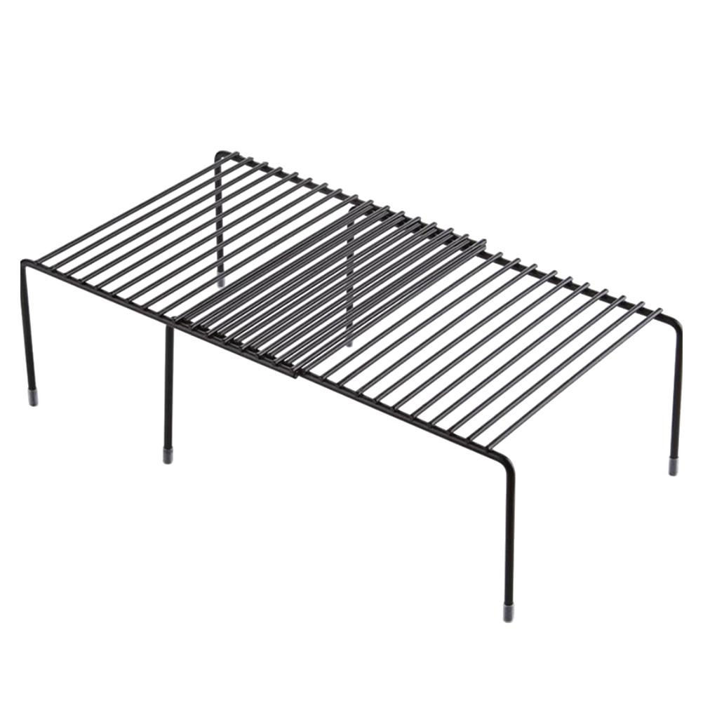 Retractable Shelf Kitchen Counter Expandable Rack Cabinet Organizer Cabinets Stackable Shelves