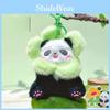Panda Plush Animal Keyring Pendant With Flower Hat For Bag Decor And Chain Key
