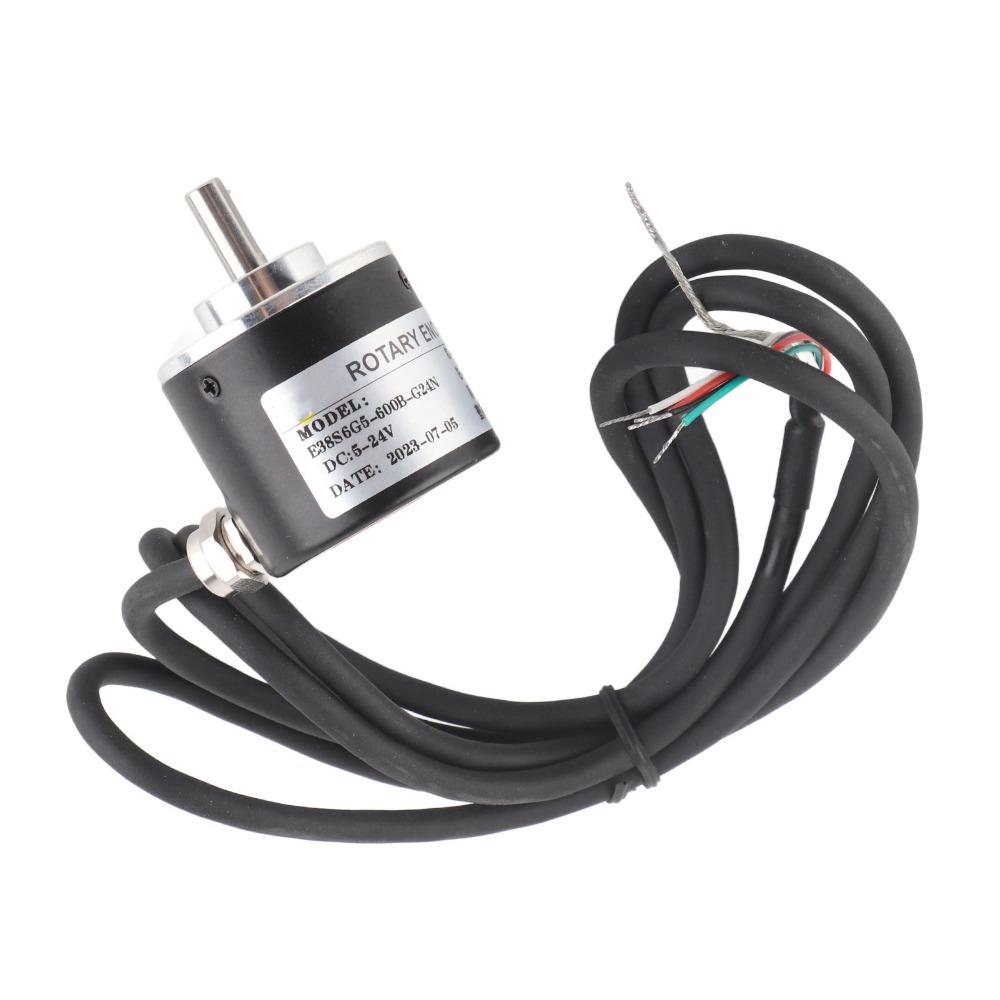 Codificador Rotatorio Incremental DC 5-24V 600P/R Transductor Rotatorio Óptico Midiendo La Velocidad Rotacional