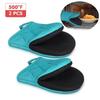 1Pair with Non-Slip Grip Surfaces Kitchen Oven Gloves Microwave Oven Gloves  for BBQ Baking Cooking