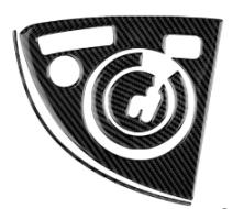Carbon Fiber Interior Cup Holder Cover