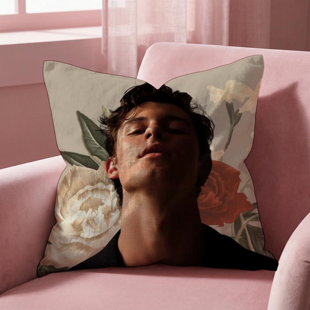 Singer S-Shawn Mendes Kissenbezug Mehrzweck-Kissenbezug für Zuhause & Auto - Wendbar, Weich & Langlebig für den täglichen Gebrauch