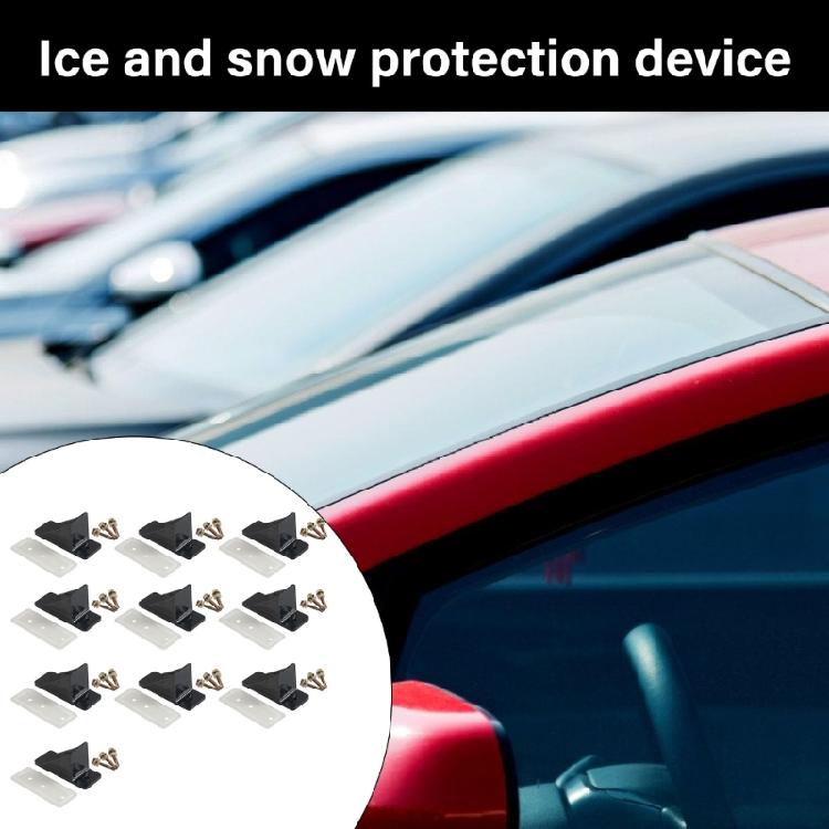 Confezione da 10 Pezzi/set Paraneve per Tetti Metallici Progettati con Guarnizione di Tenuta in Neoprene e Viti di Alta Qualità Proteggono Contro la Scivolata della Neve