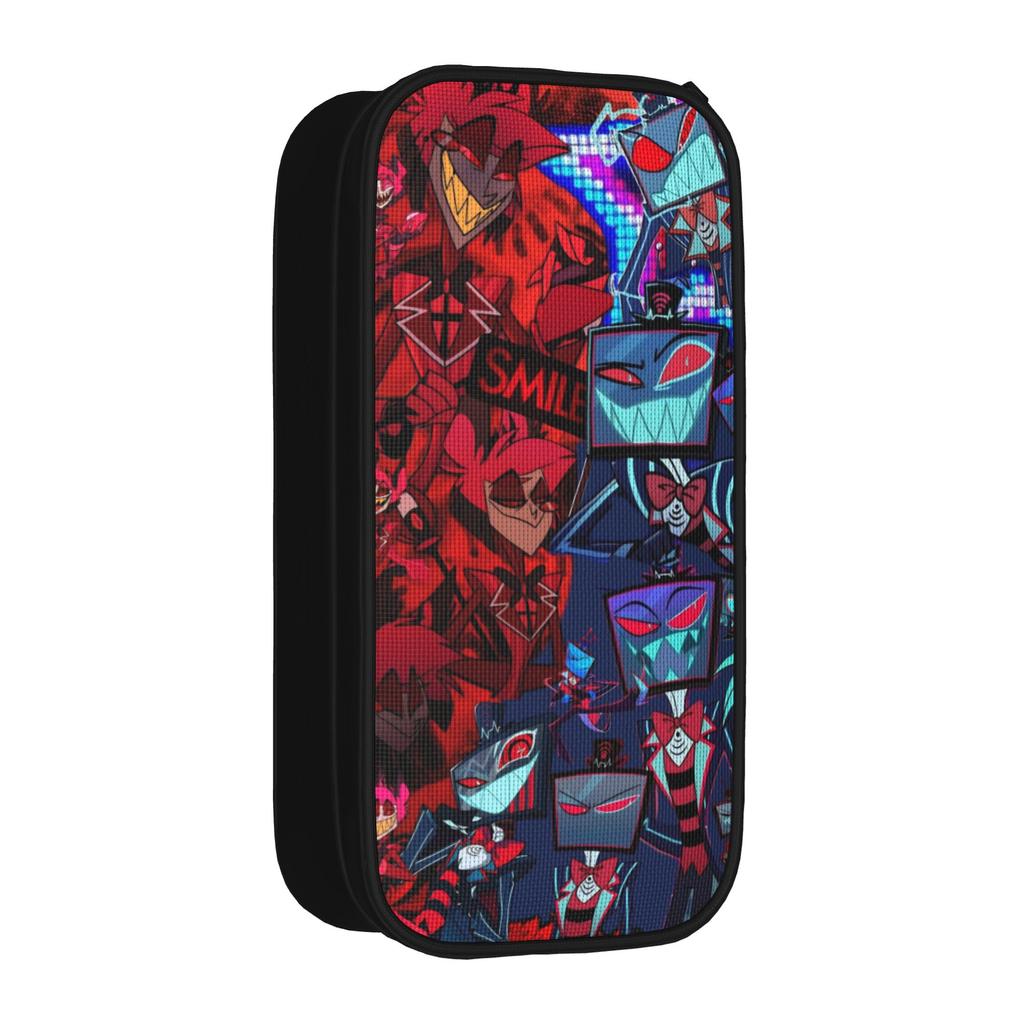 R-Radiostatic Vox Alastor Pencil Cases Classic Pen Holder Bag for Student Big Capacity Students School Gifts Pencil Pouch