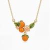 Mulberry Fruit Necklace Lemons Collarbone Chain Fashion Fruits Choker  Vacation