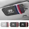 Фетровый держатель для очков для Hyundai Sonata Azera Elantra Accent Santa Fe Genesis Tiburon Solaris Verna Седан Сумка для хранения солнцезащитных очков RR77