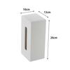 Yamazaki Tower Magnetic Tissue W26 x D13 x Moisturizing Tissue and Kitchen Paper Fits Paper Boxes Up to Includes Dividers Height Product 4001 Case,