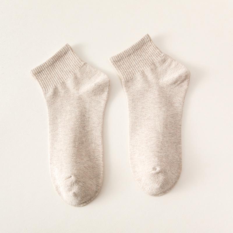 Men's Summer Thin Cotton Ankle Socks: Breathable, Sweat-Absorbing, Anti-Odor Low-Cut Sports Socks