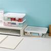 Pack of 3 Durable Clear Storage Boxes Featuring Easy Carry Handles and Tight Fitting Lids Suitable for Various Household Needs