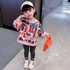 Girls Spring Autumn Fashion Hoodie Tracksuit Cute Baby Casual Two Piece Set