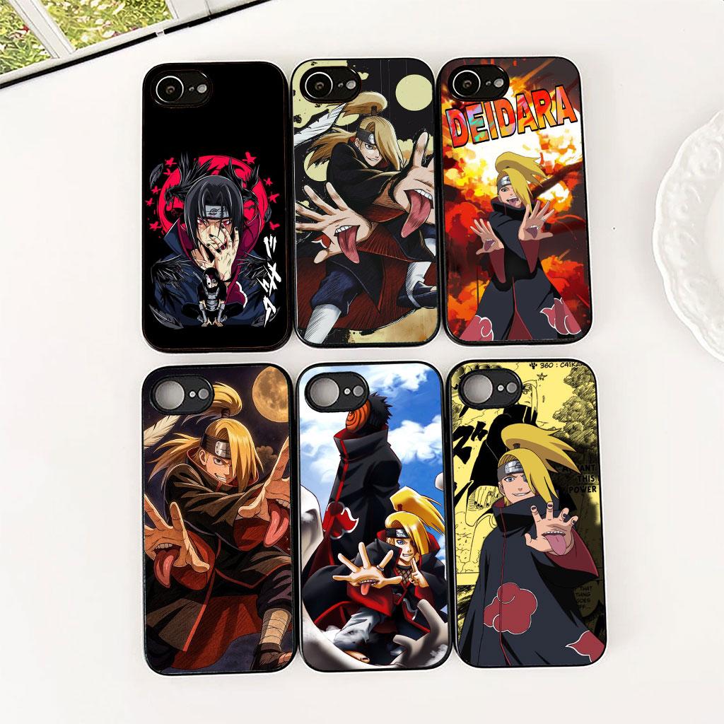 Phone Cover for Apple iPhone 16 14 15 Plus 11 Pro Max 16E ProMax + 16Plus 15+ 14+ Case Deidara Narutos Itachi Uchiha Akatsuki