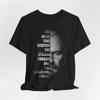 Heisenberg Half Face Portrait Unisex Tshirt  Bold Quote Stateunisext Tee