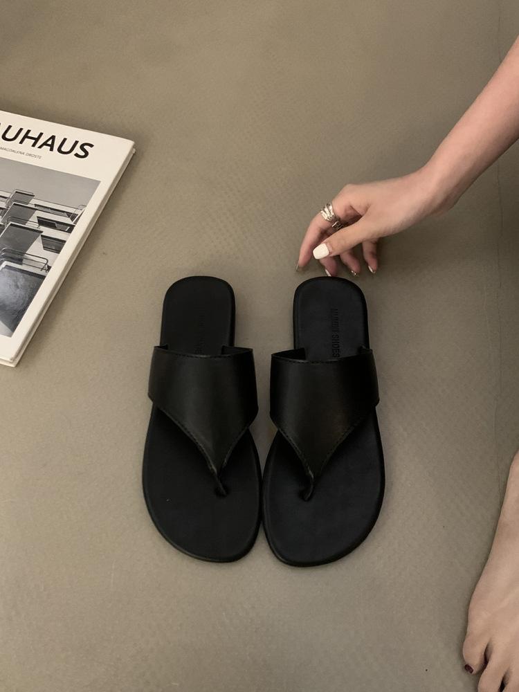 Platform slippers women's summer wear 2025 new fashion beach flip-flops women's sandals casual flip-flops sandals