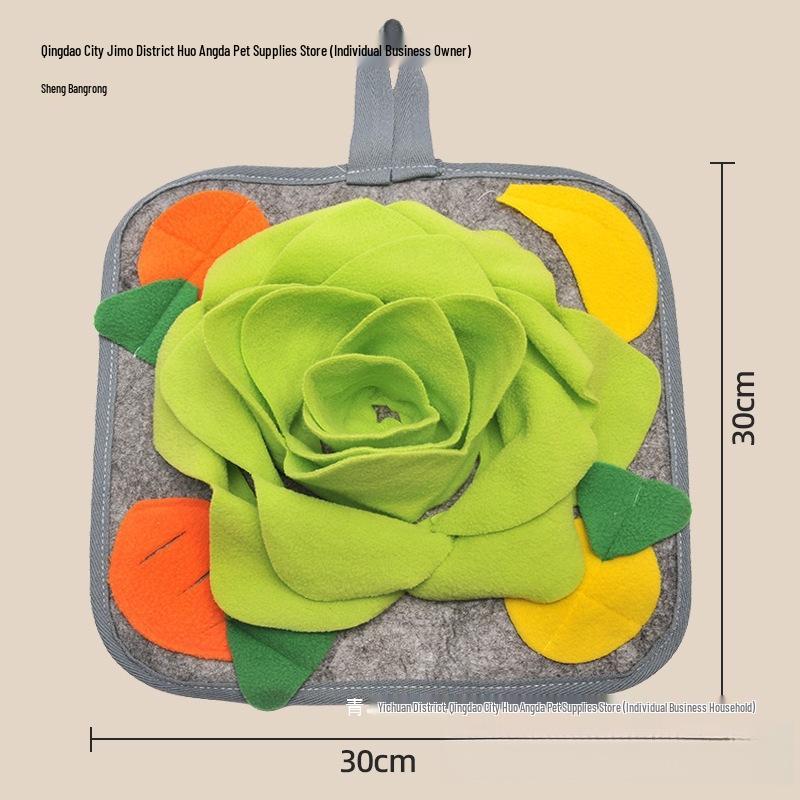 Pet Snuffle Mat: Dog & Cat Boredom Buster, Sniffing Toy, Energy Exertion, Slow Feeder, Enrichment Mat.