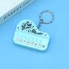 Mini Playable Piano Keychain Music Toy - Portable Electronic Organ Fidget Stress Relief Key Ring Bag Decoration Ornament Gift
