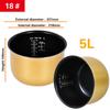 Rice Cooker Inner Container Non Stick Cooking Pot Replacement Accessories Kitchen Food Rice Cooker Liner Inner Pot Accessories
