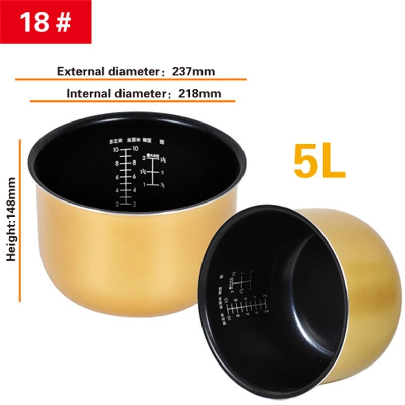Rice Cooker Inner Container Non Stick Cooking Pot Replacement Accessories Kitchen Food Rice Cooker Liner Inner Pot Accessories