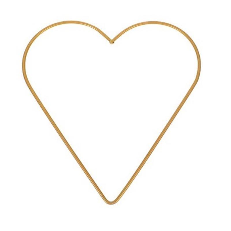 Metall Drahtreifen für Traumfänger Eisenkreis Dekorative Bastelzubehör Goldfarben