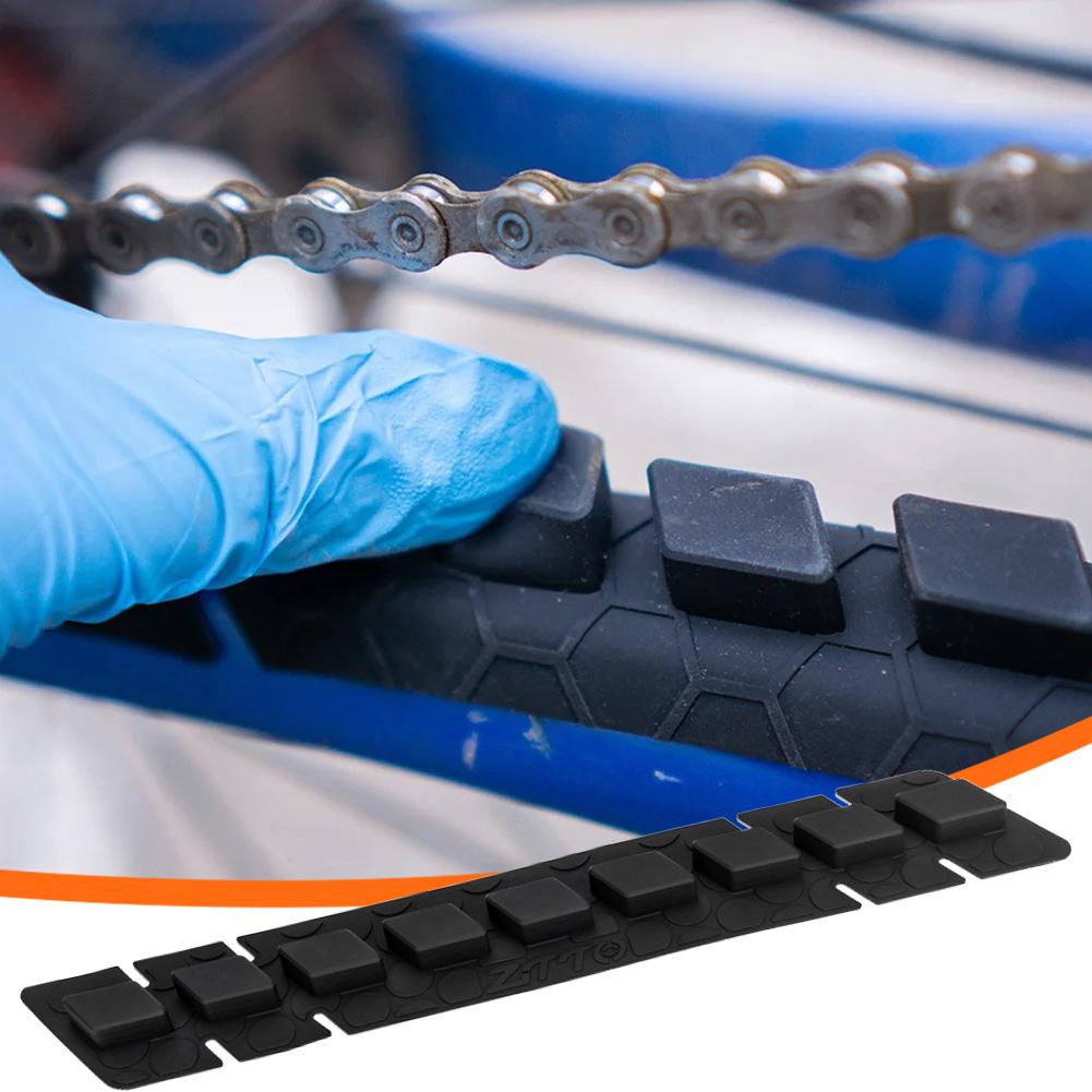 2-10PCS Silicone Bicycle Chainstay Protector Pad Bicycle Frame Chain Guard Bicycle Chain Pad for Mountain Bike MTB Road Bike