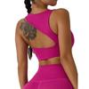 Fashion Double-Sided Brushed Beauty Back Exercise Underwear Women's Bubble Wrap Yoga Push Up Bras Running High-Strength Sports Vest