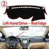 Anti-Slip Dashboard Cover Protective Pad Car Accessories Sunshade Carpet for Hyundai Sonata I45 2010 2011 2012 2013 2014 YF
