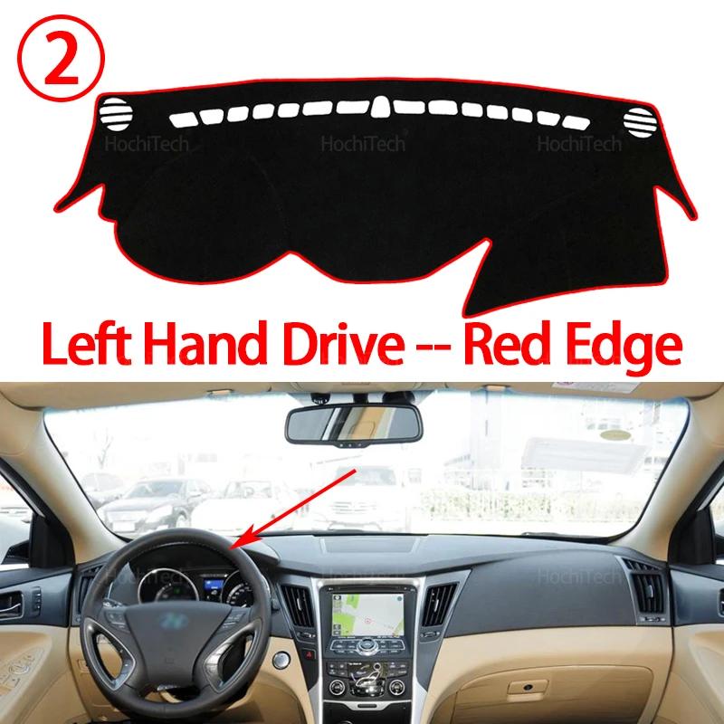 Anti-Slip Dashboard Cover Protective Pad Car Accessories Sunshade Carpet for Hyundai Sonata I45 2010 2011 2012 2013 2014 YF