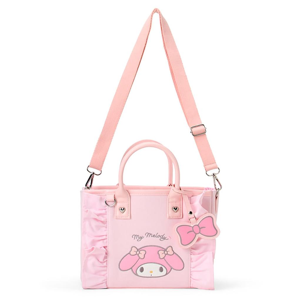 Sanrio Square Bag My Melody Suitable for ages 3 and up 011053 Charm-Attached 2-Way - - -