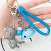 LED Light Donkey Sounding Key Ring Cute Car Pendant Fidget Toy Fingertip Clicker  Car Key Chain
