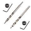 Hex/Round Shank Oblique Hole Locator Drill Bit for Precise Hole in Woodworking Constructed from High Speed Steel Build