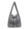 2025 New Large-capacity Autumn and Winter Plush Tote Bag Women's High-end Commuting Shoulder Bag Lamb Wool Bag