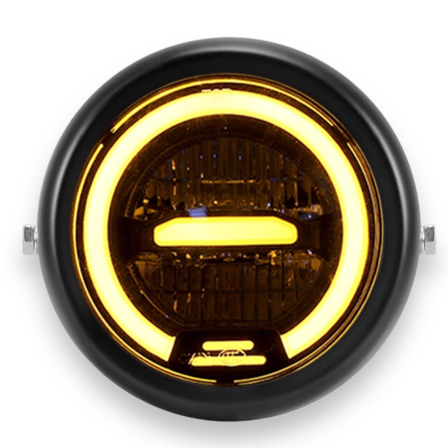 

Светодиодная фара Kanoan с дневным ходовым огнем в виде кальмара, кафе для Honda Estrella, чоппер, универсальный товар, кольца, фары, фары, стиль, Monkey, Gorilla,