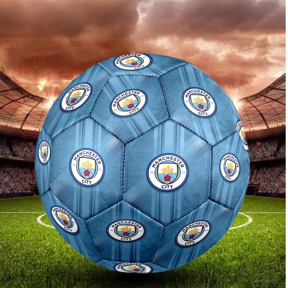 Manchester City Size 5 Football High Elastic Soccer Ball For Outdoor Competition Daily Training Play