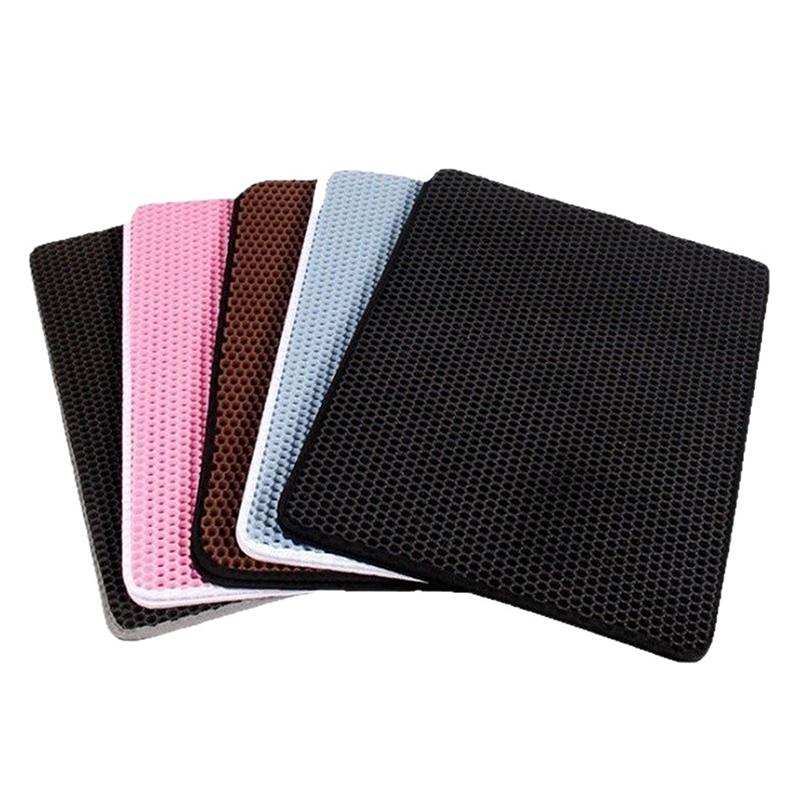 Cat Litter Mat Heavy Duty 2 Layer Waterproof Washable Non Slip Floor Protector for Home Pet Area