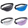 Sleek Geometric Holographic Waist Bags For Women Durable And Stylish Belt Packs