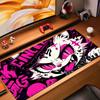 Gaming Mouse Pad Kawaii Punk Cat Large Gamer Mousepad Computer Desk Mat Mouse Mat Big Rubber Keyboard Pads Gaming Mats xcm