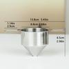 Stainless Steel Folding Ear Filter Cup, No Filter Paper, Easy To Carry and Clean Funnel, Outdoor Camping Coffee Utensils