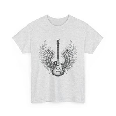 Geflügeltes E-Gitarren T-Shirt | Rockmusik Tee