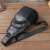Men's Chest Bag Genuine Leather Crossbody Large Capacity Top Layer Cowhide Fashionable Sports Single Shoulder