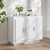 811835 vidaXL Buffet White 92x35x75 Cm Engineered Wood