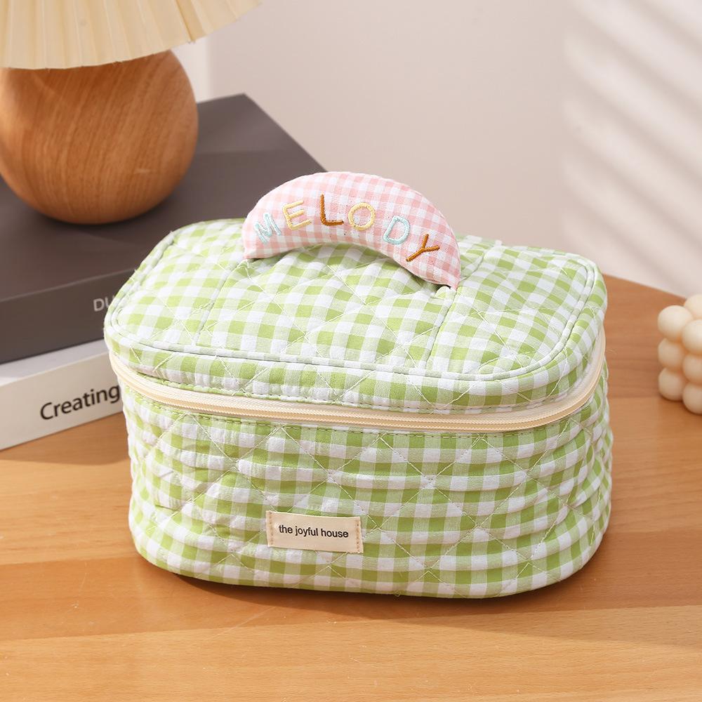 Korean Makeup Bag with Large Capacity Travel Organizer High Beauty Cosmetic Bag Cute Portable Storage Bag Travel Essentials LIJI