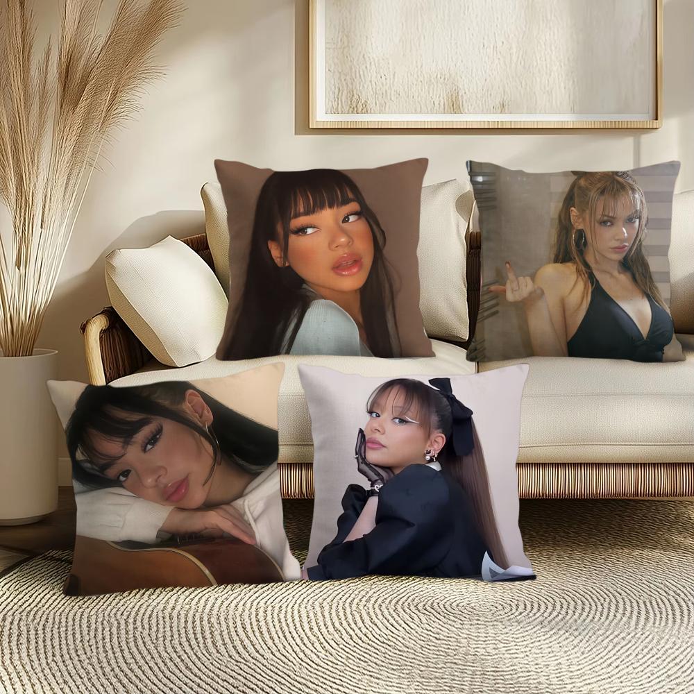 A-Ayliva German Singer Cushion Cover Soft Short Plush Pillow Cover Smooth Cozy Texture Aesthetic Cushion Case Home Decor