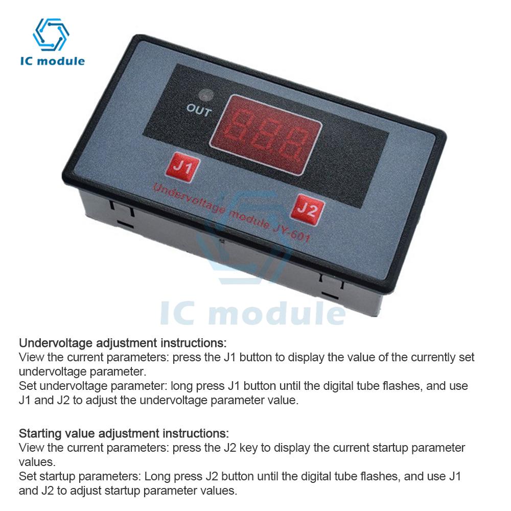 DC 12V Battery Charger Discharger Control Switch Undervoltage Overvoltage Protection Board Auto Cut Off Disconnect Controller