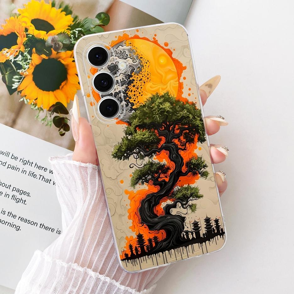 For Samsung Galaxy S24 FE Case S24 Plus Cute Lion Fashion Painted Cover Soft Silicone Case For Samsung S24 Ultra S 24 S24+ Shell