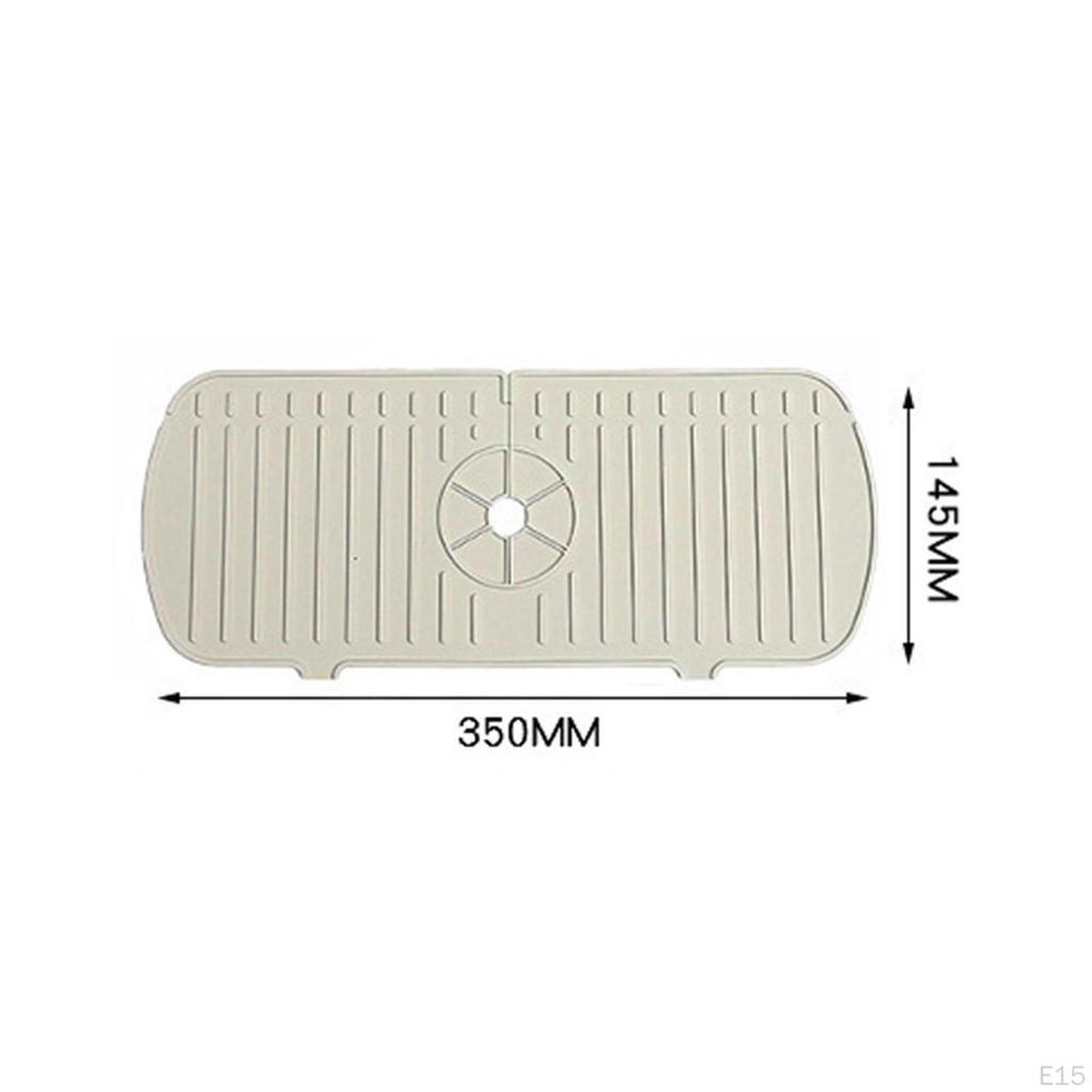 Kitchen Sink Faucet Soap Holder Drying Mat Combo